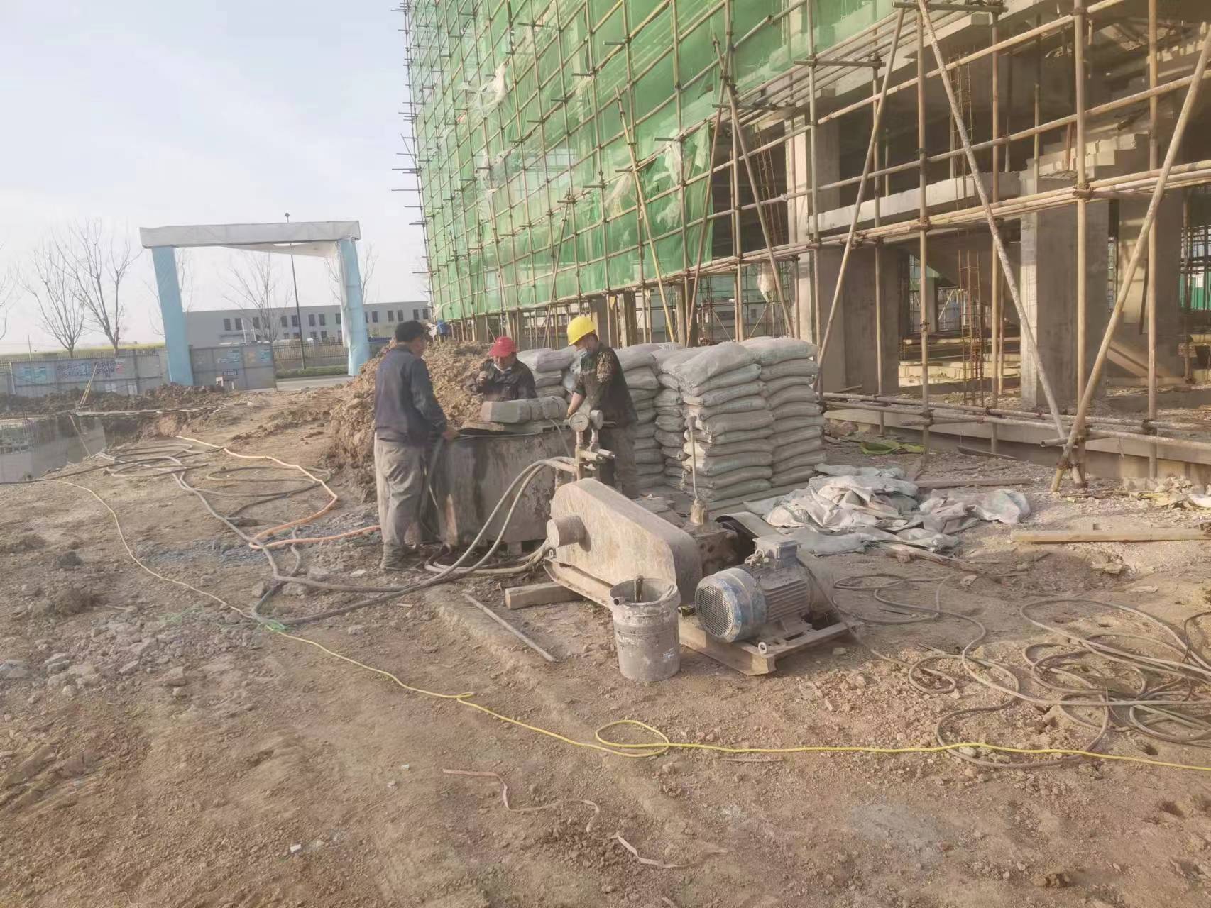 石河镇别墅下沉注浆