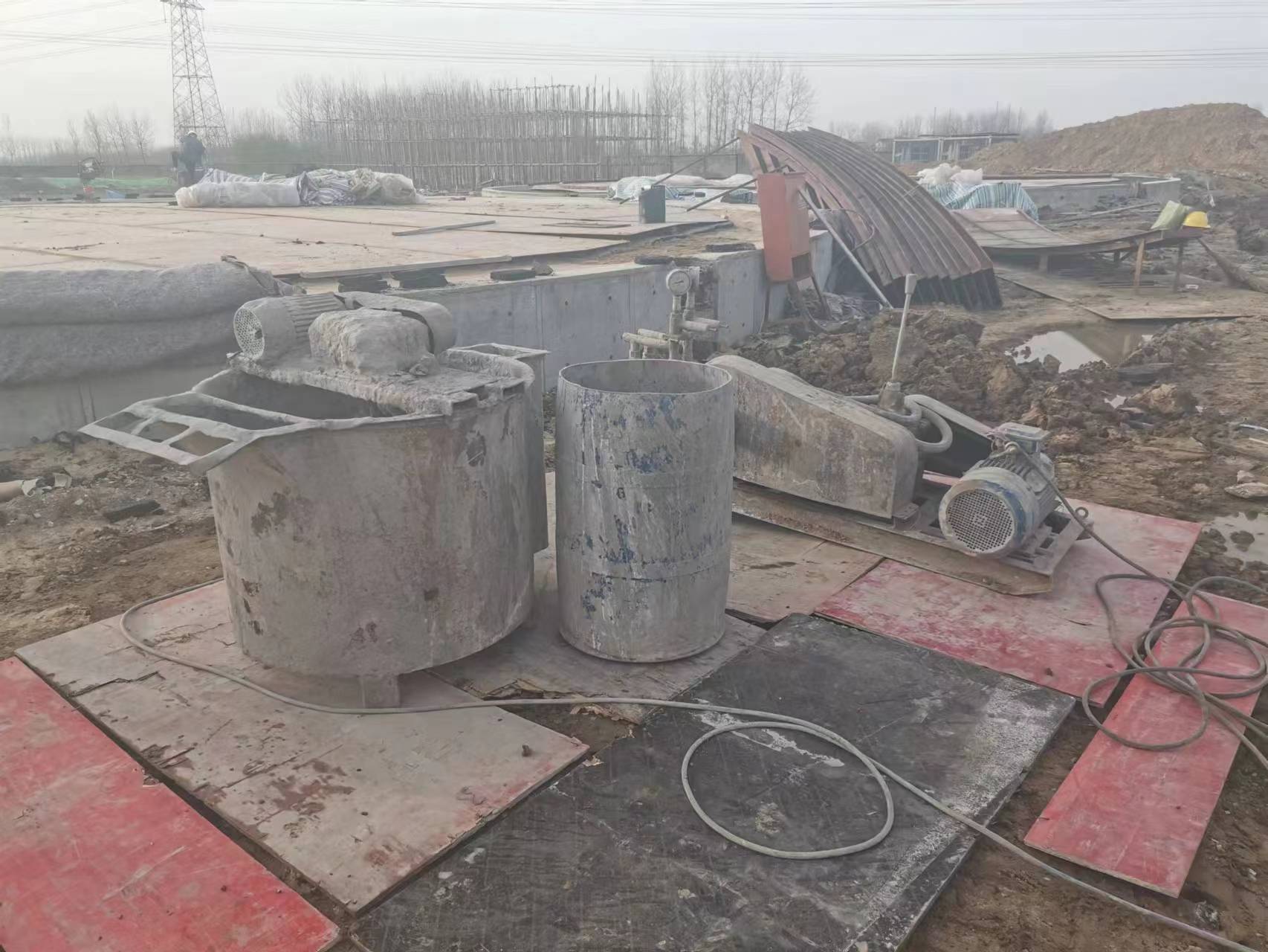 石河镇顶管注浆